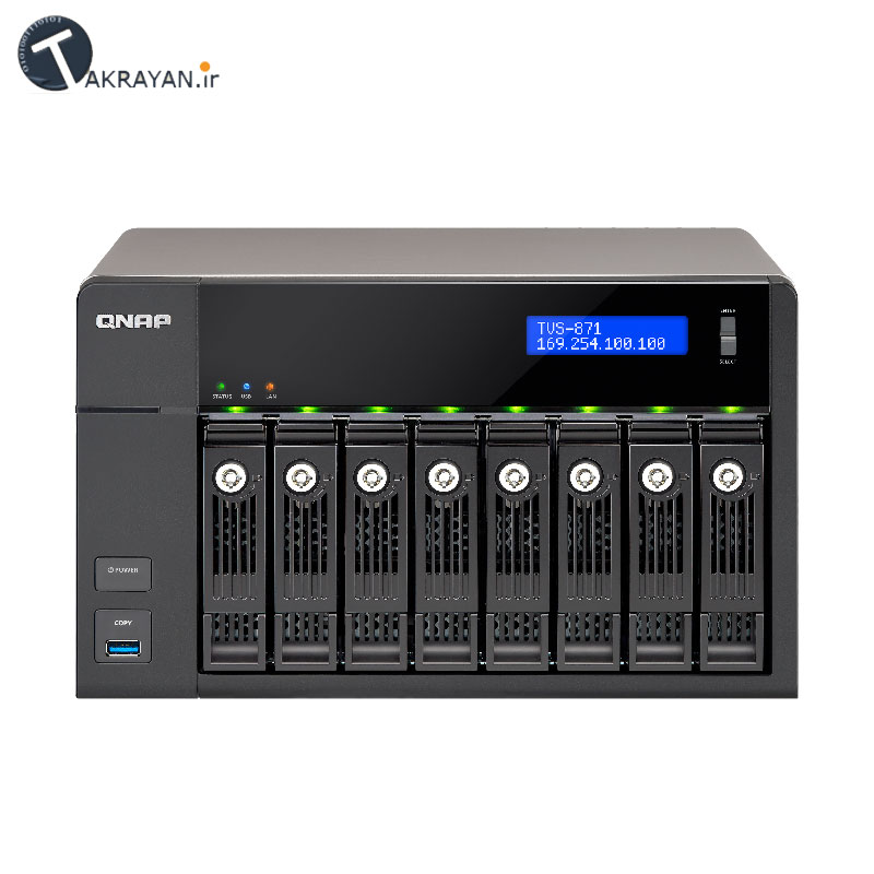 QNAP TVS-871-i3-4G NAS - Diskless